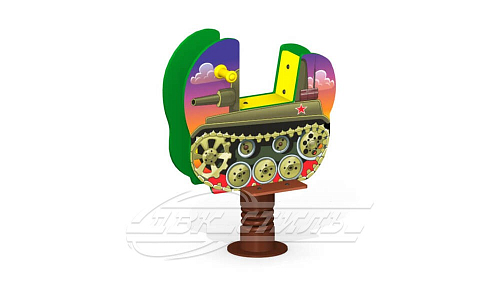 Качалка на пружине МК-21 Танк (164)